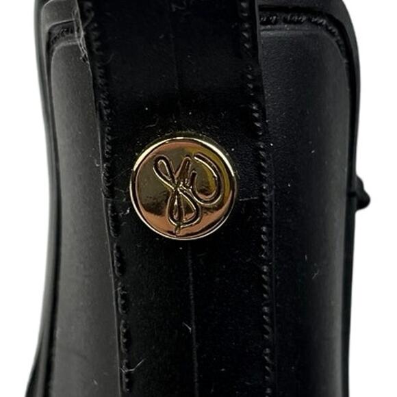 Sam Edelman Tinsley Women's Black Almond Toe Pull On Chelsea Ankle Rain Boots  8 - Picture 6 of 6